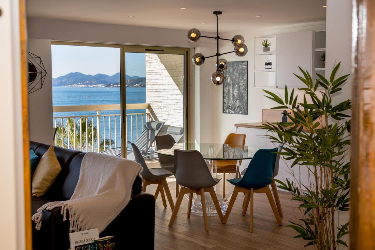 Vue Mer Panoramique, Clim, Balcon Et Plages Antibes Exterior foto